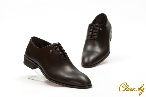 Мъжки официални обувки Klemo черни thumb