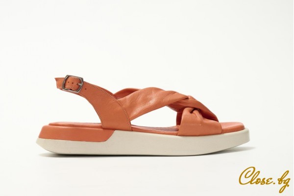 Дамски ежедневни сандали Melana оранжеви thumb