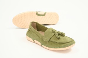 Дамски ежедневни обувки Deyna тъмнозелени