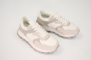 Дамски спортни обувки Timona бели със сиво
