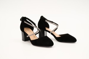 Дамски обувки на ток Lantia черни