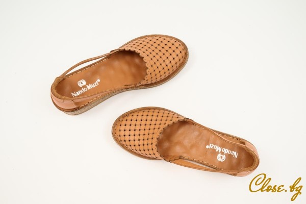 Дамски ежедневни обувки Teya светлокафяви thumb