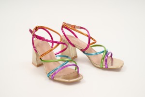 Дамски сандали на ток Misty многоцветни
