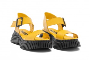 Дамски ежедневни сандали Milvena жълти