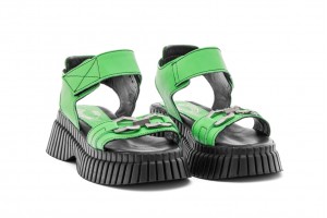 Дамски ежедневни сандали Lameya зелени