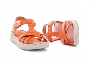 Дамски ежедневни сандали Almara оранжеви