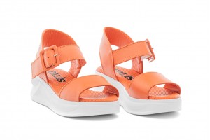 Дамски ежедневни сандали Aliyane оранжеви