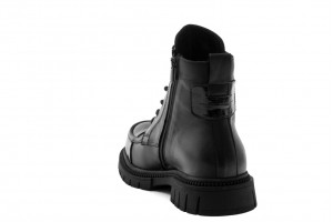 Дамски ежедневни боти Deliya сребърни с черни 2