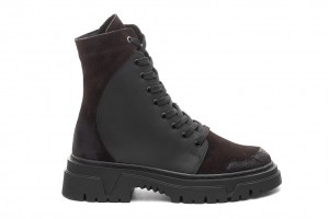 Дамски ежедневни боти Sheyla тъмнокафяви 1