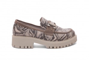 Дамски ежедневни обувки Katrina бежова змия 1