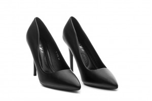 Дамски обувки на ток Bella черни