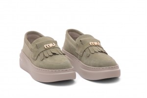 Дамски ежедневни обувки Zina светлозелени