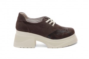 Дамски ежедневни обувки Divna кафяви 1