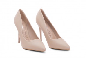 Дамски обувки на ток Bella бежови