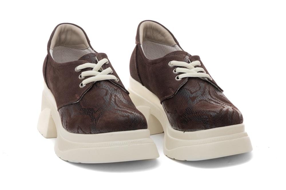 Дамски ежедневни обувки Divna кафяви